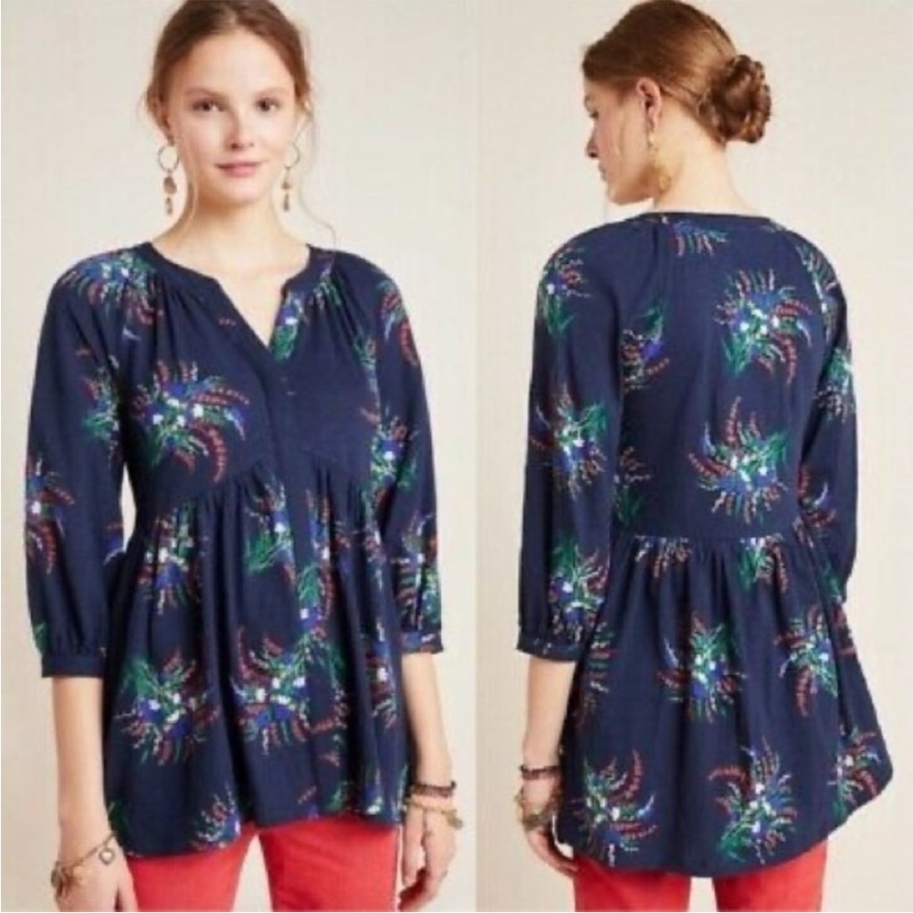 Anthropologie Maeve Winona Babydoll Tunic | XS